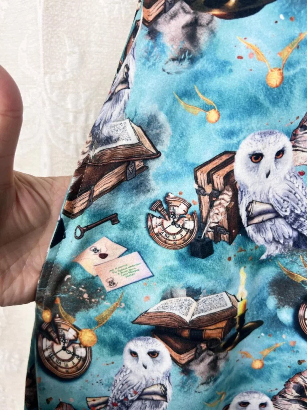 Harry Potter Hedwig isfit & flare tank dress Universal Studios Wizarding World